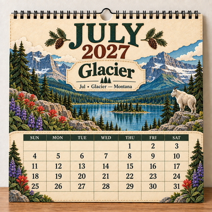 🎁 2027 America’s National Parks Wall Calendar