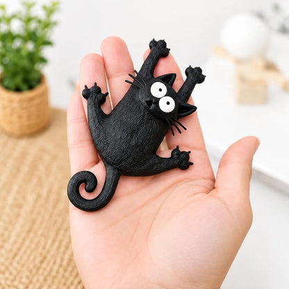 🐾 Hanging Black Cat Fridge Magnet