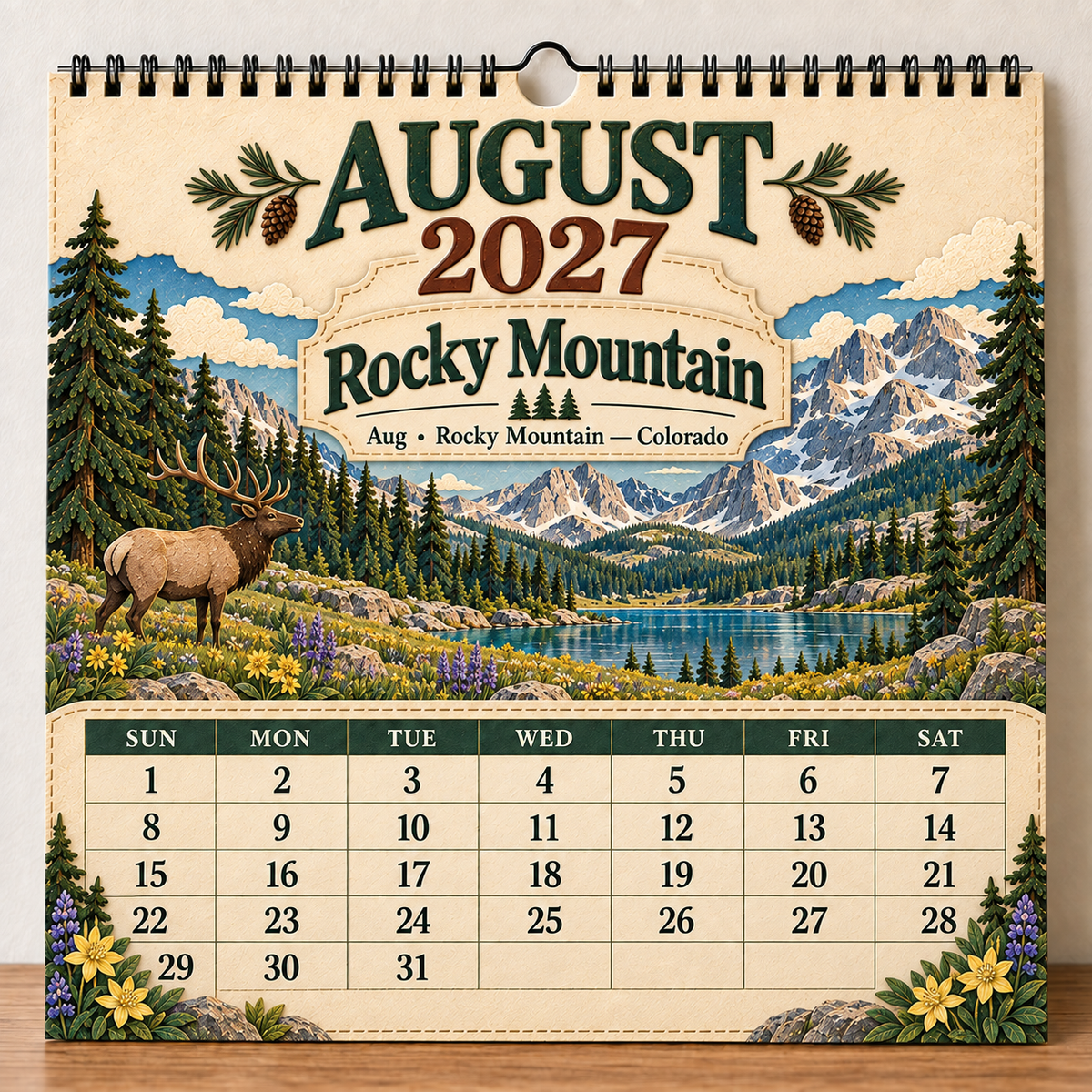 🎁 2027 America’s National Parks Wall Calendar