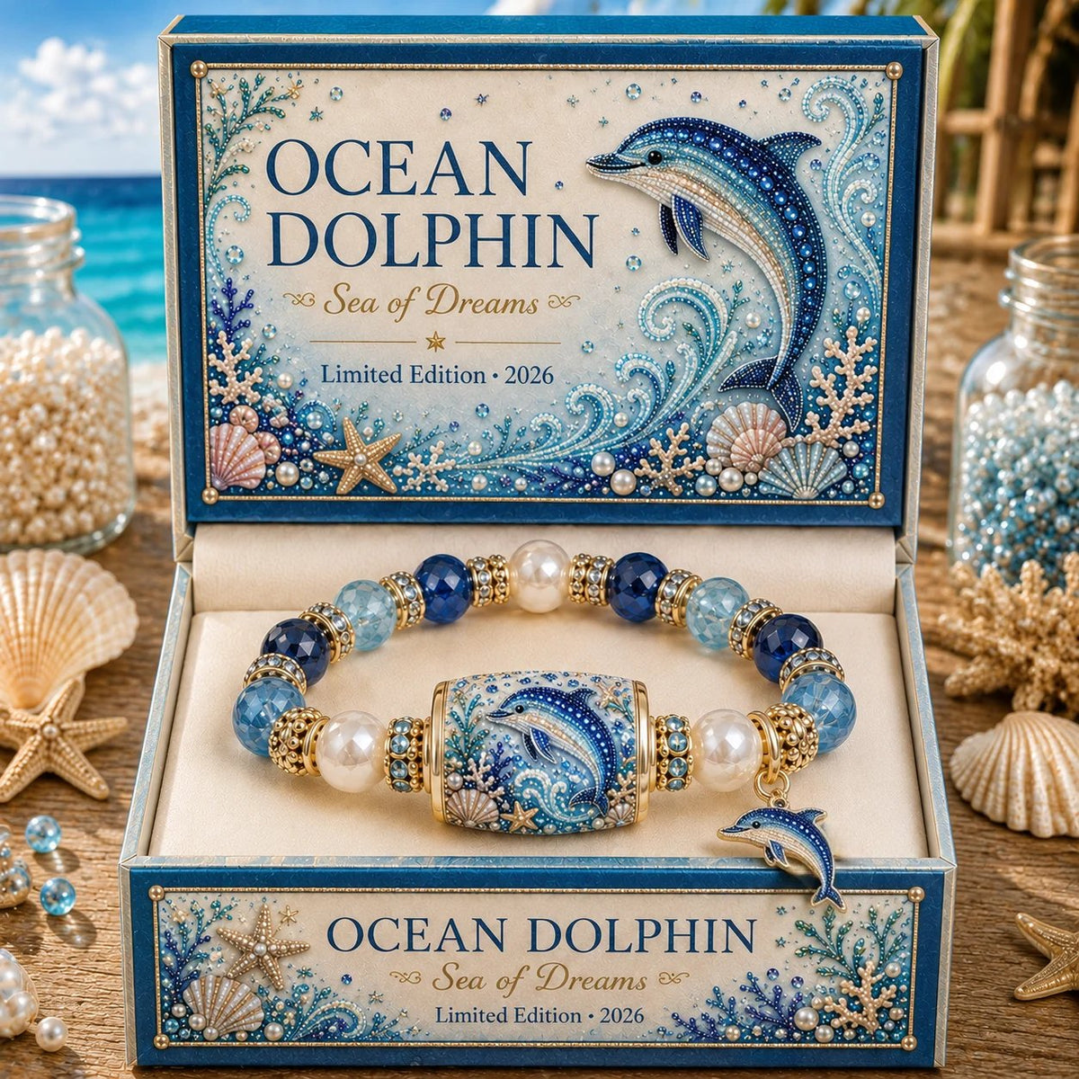 🌊 Ocean Guardian Bracelet Collection | 7 Marine Creature Designs, Gemstone-Style Beads & Matching Sea Charms 🐚✨