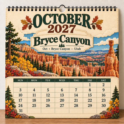 🎁 2027 America’s National Parks Wall Calendar
