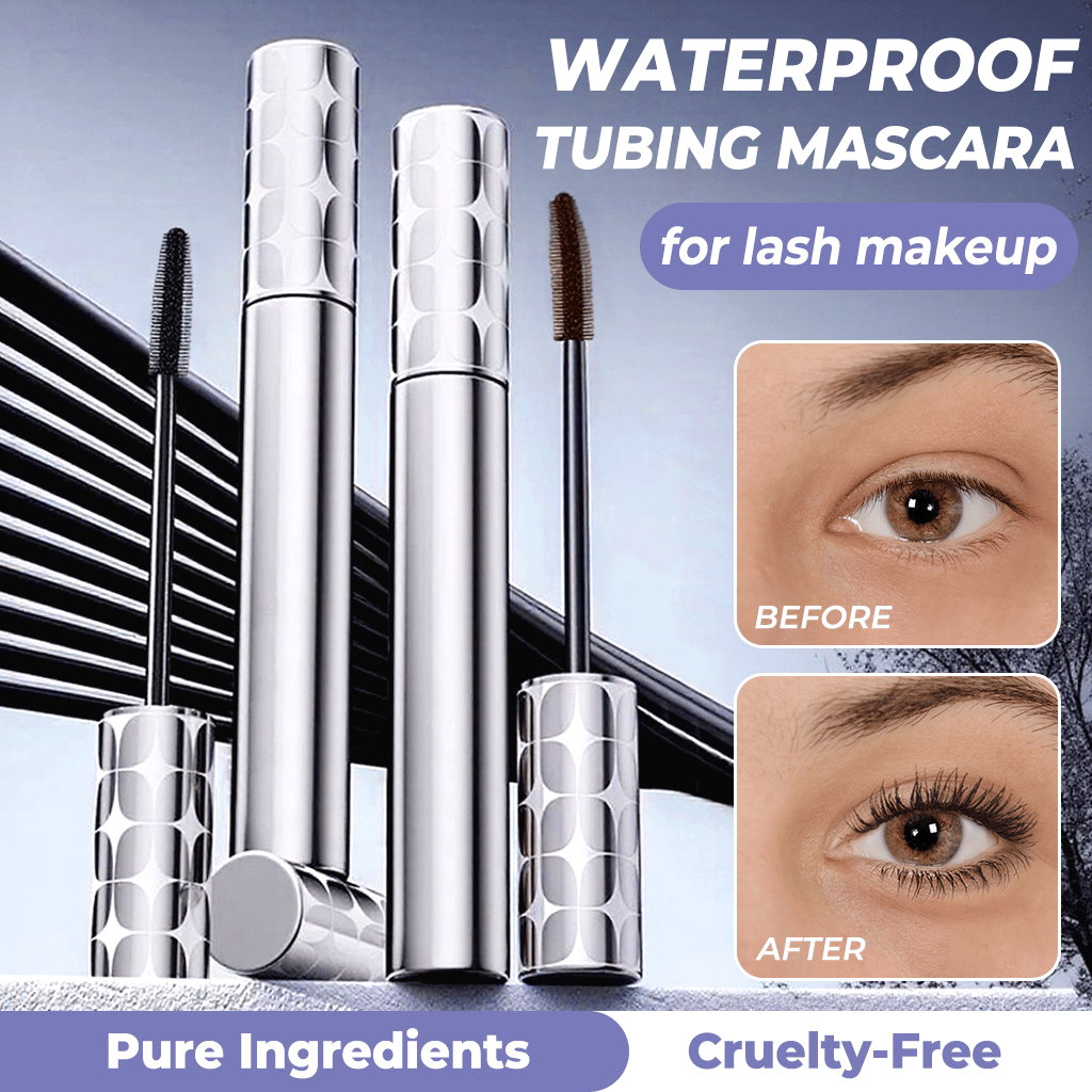 All-Day Beautiful Lashes, Smudge-Proof! Waterproof Fiber Mascara for Natural Volume. 💖💃