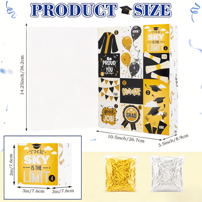 🎓️Fill it Yourself Empty Graduation Gift Packaging, Congratulations on your Graduation Gift Packaging