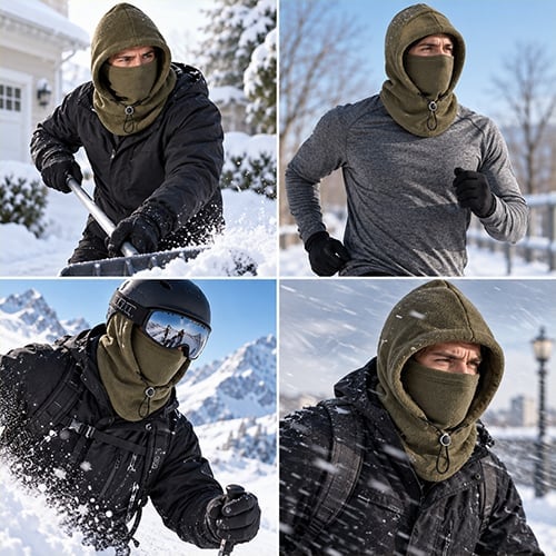 LAST DAY 49% OFF--Fleece Double Layer Integrated Hat(BUY 3 GET 1 FREE)