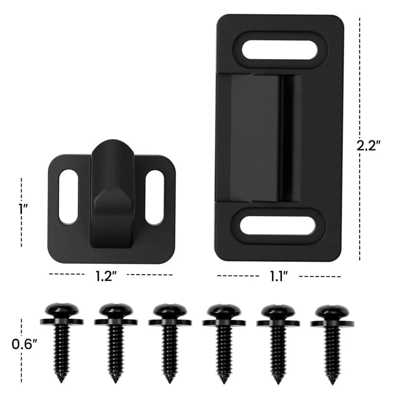 Aluminum RV Screen Door Latch Kit – Heavy Duty for Campers