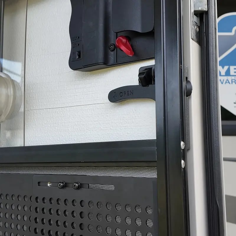 Aluminum RV Screen Door Latch Kit – Heavy Duty for Campers
