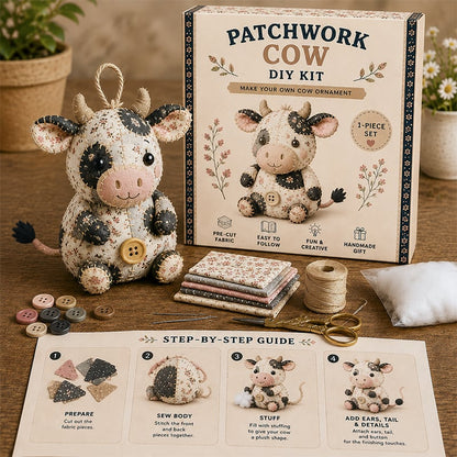 🧵DIY Patchwork Animal Kit – Create Your Own Adorable Animals
