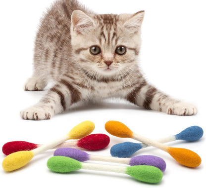 🔥Last Day 49% OFF - ❤️For happy, healthy, and active indoor cats🐱Swabs Large Size Cat Toys with Catnip (6 pcs/pack)