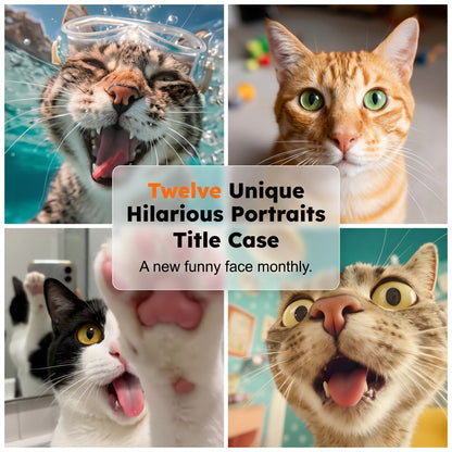2027 Funny Cat Selfie Wall Calendar – 12 Months of Cute & Hilarious Cat Selfies