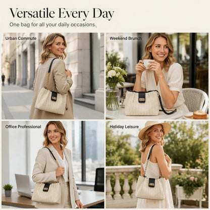 Spacious Commuter Shoulder Bag
