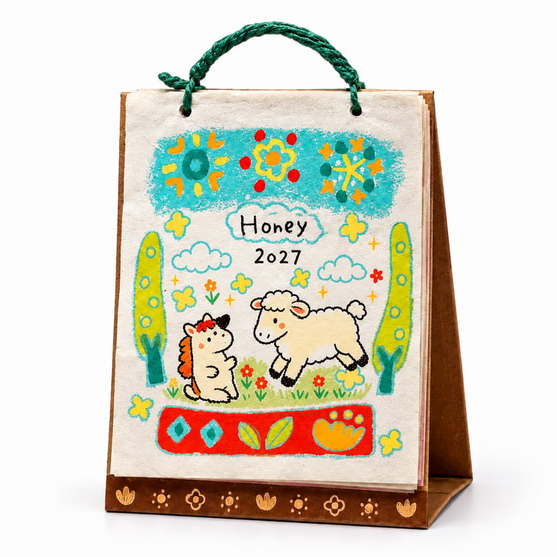 2027 Dog Doodle Illustrated Calendar