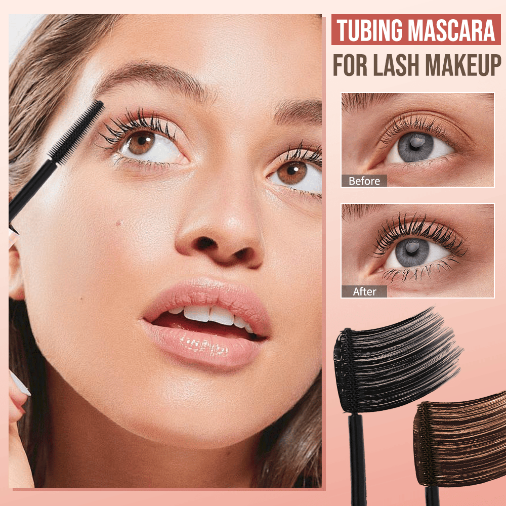 All-Day Beautiful Lashes, Smudge-Proof! Waterproof Fiber Mascara for Natural Volume. 💖💃