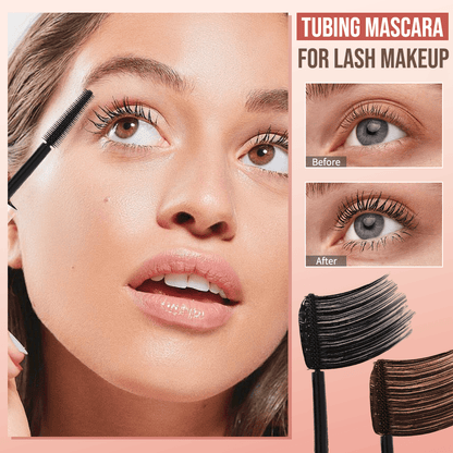 All-Day Beautiful Lashes, Smudge-Proof! Waterproof Fiber Mascara for Natural Volume. 💖💃