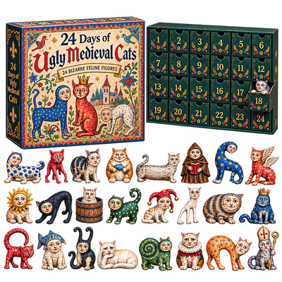 Ugly Medieval Cats Advent Calendar