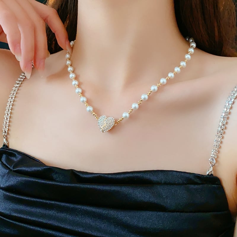 ❤️New Magnetic Pearl Heart Necklace