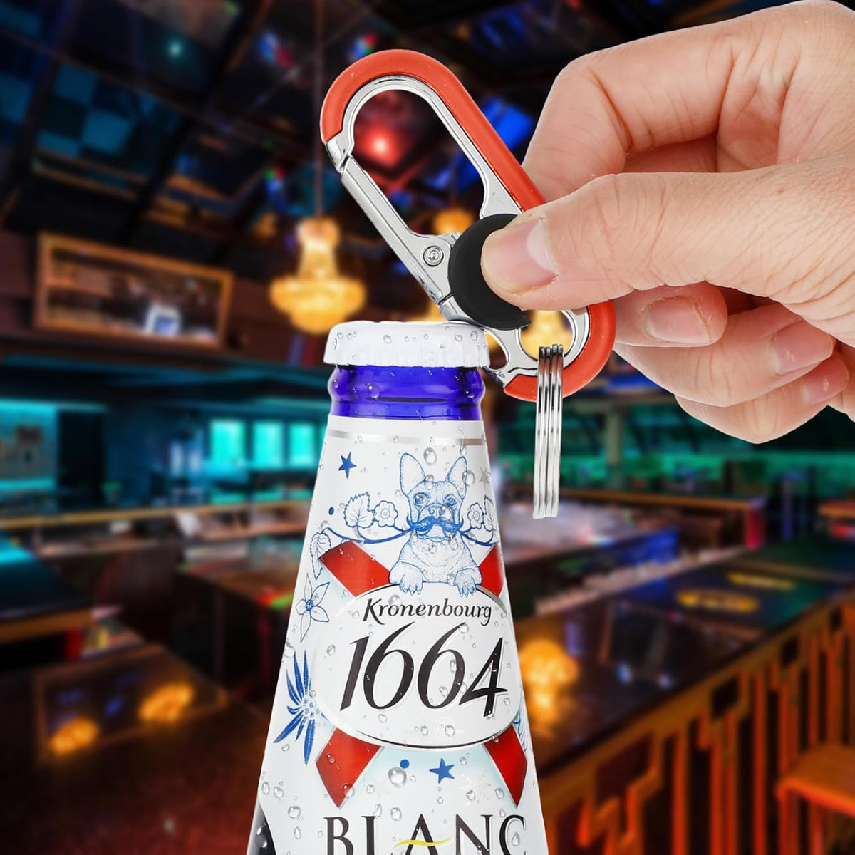 Heavy Duty Car Keychains with Bottle Opener