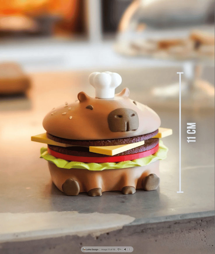 🦫Capy-Burger Coaster Set🍔