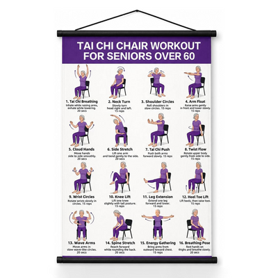 Tai Chi Chair Workout Chart