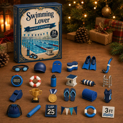 🏊‍♀️Swimming Lover 2D Advent Calendar 2026 – 24 Acrylic Charms