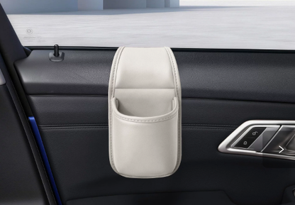 🥳2026 HOT SALE🥳💞50K+ SOLD!🚗🧺 Leather Car Door Cup Holder – Wide‑mouth opening, easy reach for drinks & phone. Clip‑on secure fit. PU leather, tough & stylish. 🛡️✨