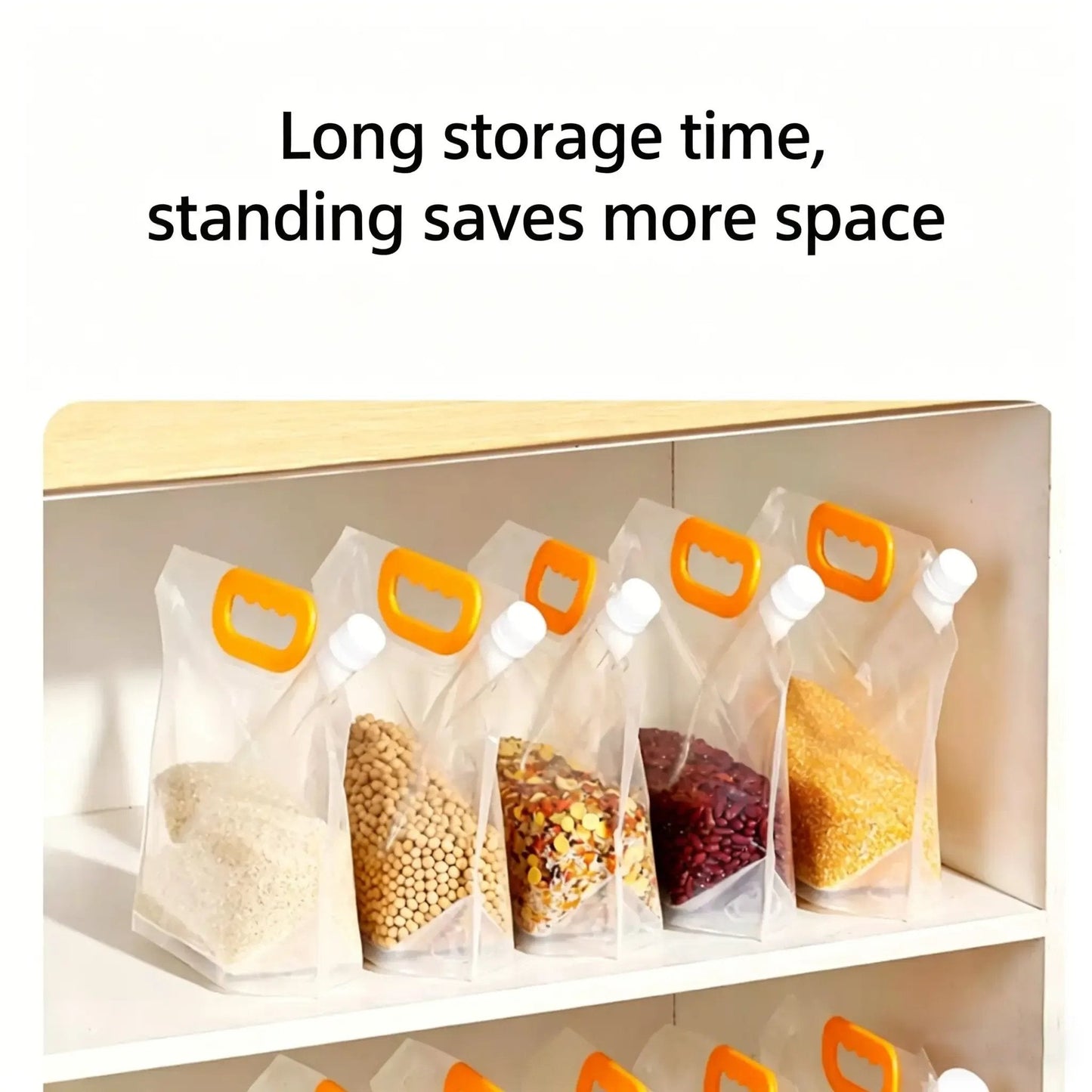 💕🌾 Airtight Grain Storage Bags with Handle