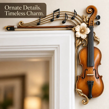 🎉Violin & Music Notes Door Topper