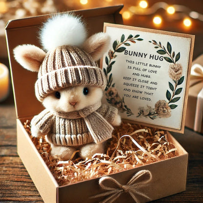 🐇Handmade Mini Bunny Hug Cute Easter Gift🎁