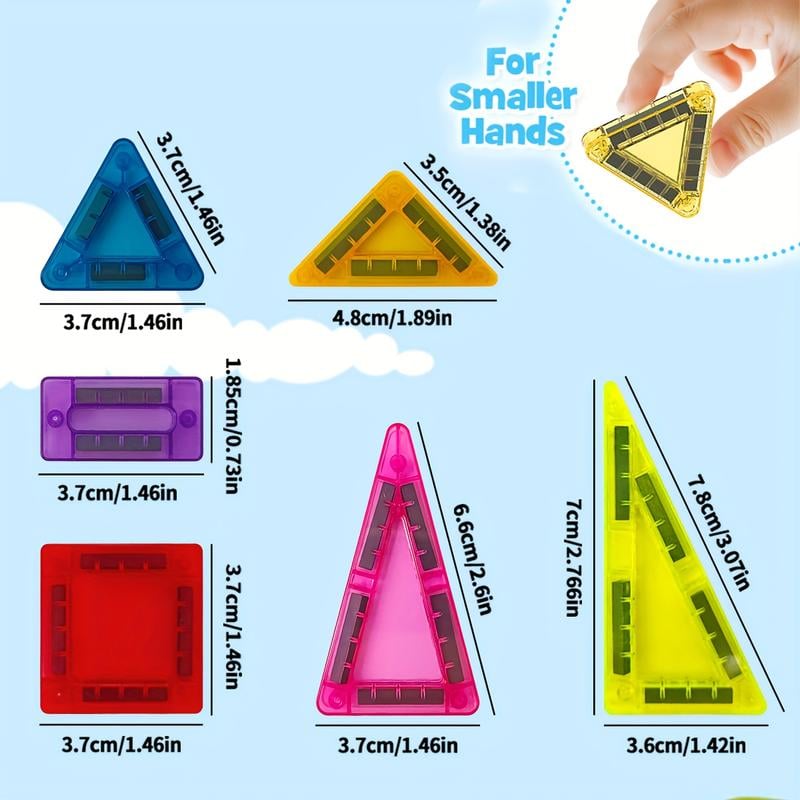 ⚡Hot Sales 49% OFF🔥Mini Magnetic Tile Toys with Iron Box