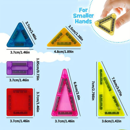⚡Hot Sales 49% OFF🔥Mini Magnetic Tile Toys with Iron Box