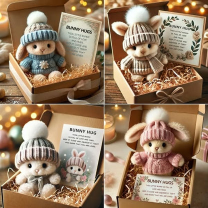 🐇Handmade Mini Bunny Hug Cute Easter Gift🎁