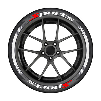 8Pcs 3D Car Tire Stickers – Waterproof Universal Wheel Decals | Motorcycle Auto Exterior Accessories