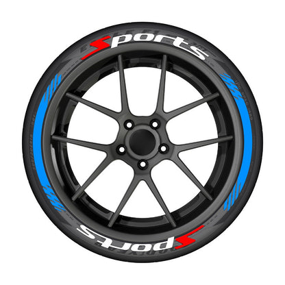 8Pcs 3D Car Tire Stickers – Waterproof Universal Wheel Decals | Motorcycle Auto Exterior Accessories