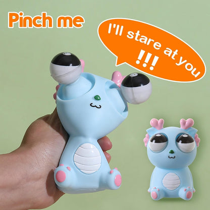 Pop-Out Eye Dragon Squeeze Toy - Stress Relief Sensory Squishy✨Funny Anti-Stress Ball