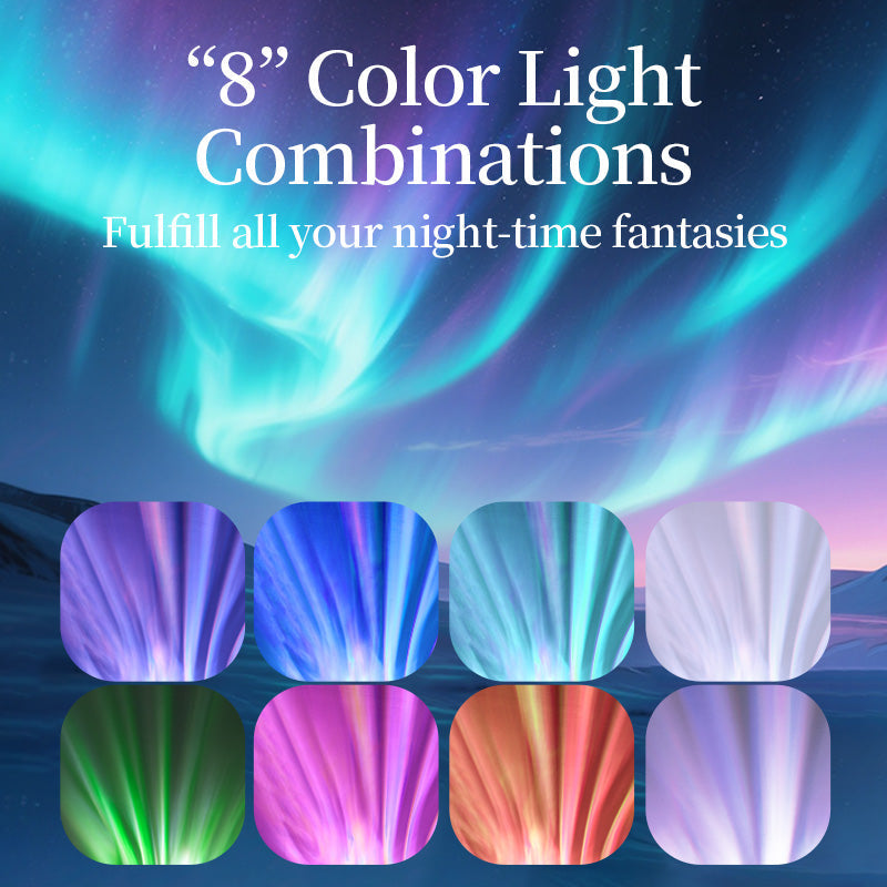 Rainbow Shell Projection Lamp