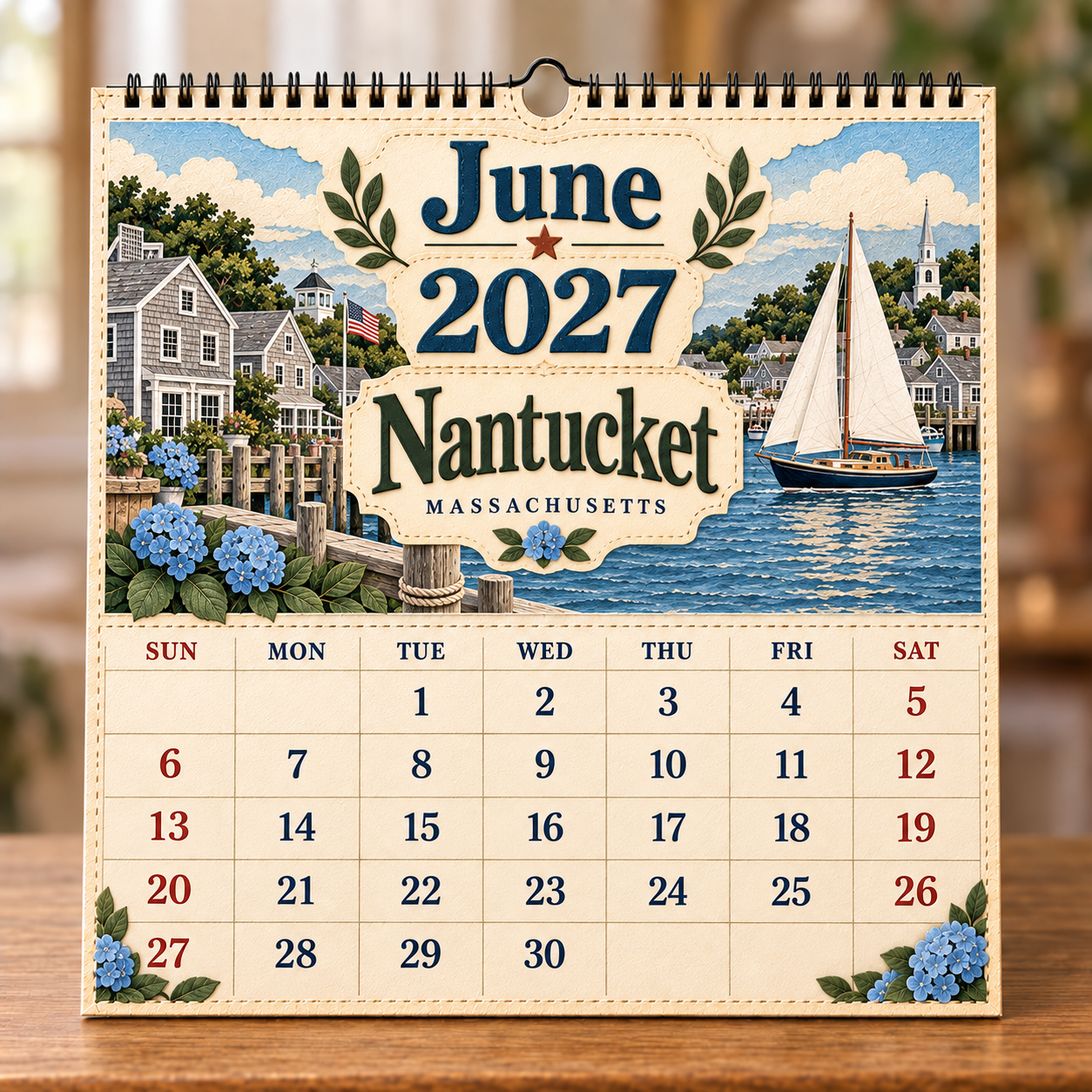 🧳 2027 Timeless American Destinations Wall Calendar