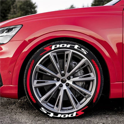 8Pcs 3D Car Tire Stickers – Waterproof Universal Wheel Decals | Motorcycle Auto Exterior Accessories