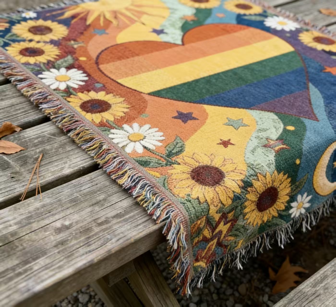☀LAST DAY SALE 49% OFF!!🏳️‍🌈Handmade Woven Pride Blanket | For Belonging, Visibility & Unapologetic Self-Expression