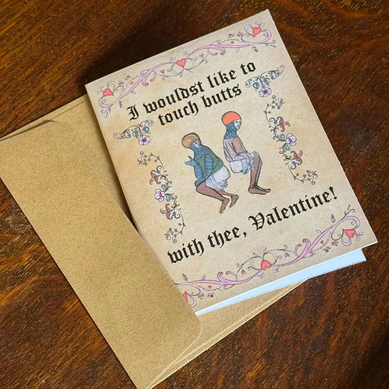 Medieval Valentine's Cards