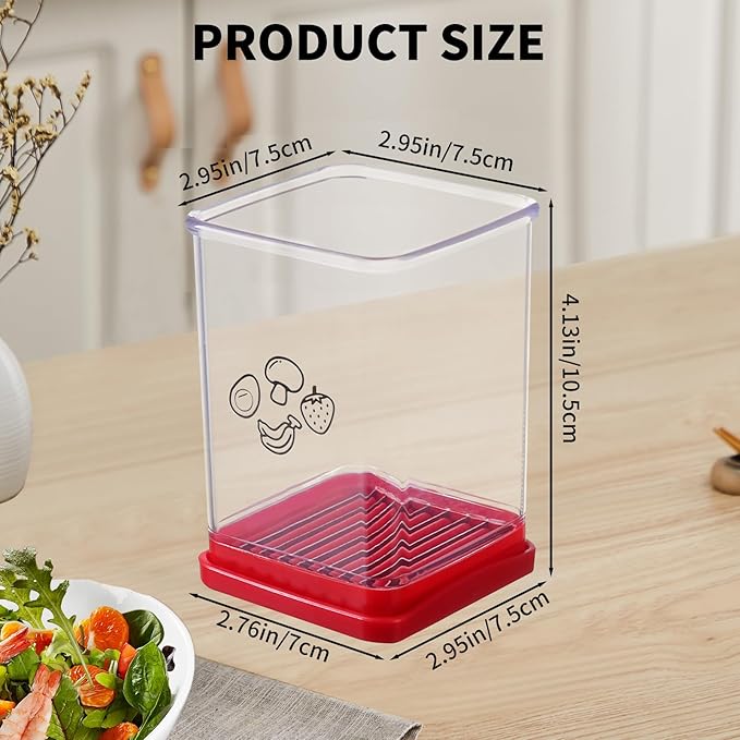 🍉【Cup-Style Quick Slicer with Pusher — Kitchen Prep, One Step Ahead!】🍉