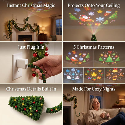 Twinkle Flexible USB Christmas Tree Light ✨ Bendable Mini Christmas Tree Lamp, Festive USB Powered Decor, Perfect Xmas Gift & Desk Ornament