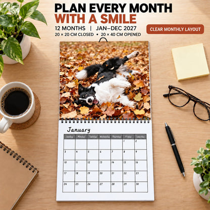 🐶 Cowboy Border Collie 2027 Calendar