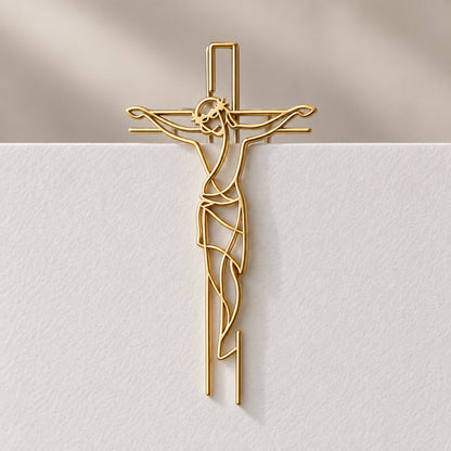 Faith-Inspired Gold Paper Clips ✝️ | Decorative Christian Page Markers, Perfect Small Religious Gifts for Church Friends & Family