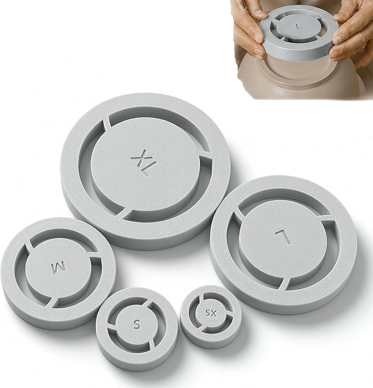 🏆Limited Time Sale 49% OFF🏺👐 Pottery Foot Ring Tool