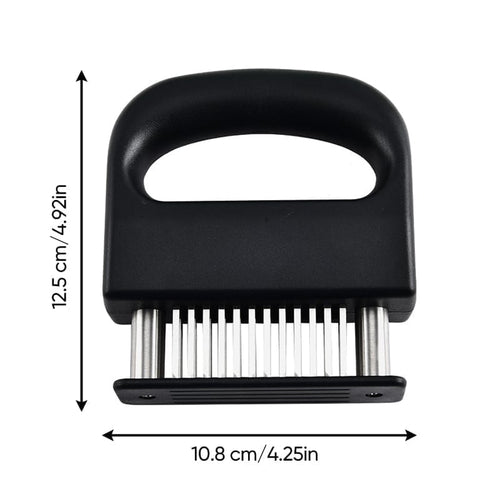 🔪 Spring-Loaded Meat Tenderizer | Professional Kitchen Tool