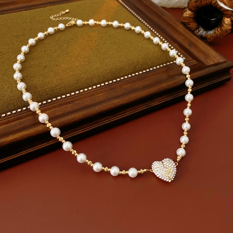 ❤️New Magnetic Pearl Heart Necklace