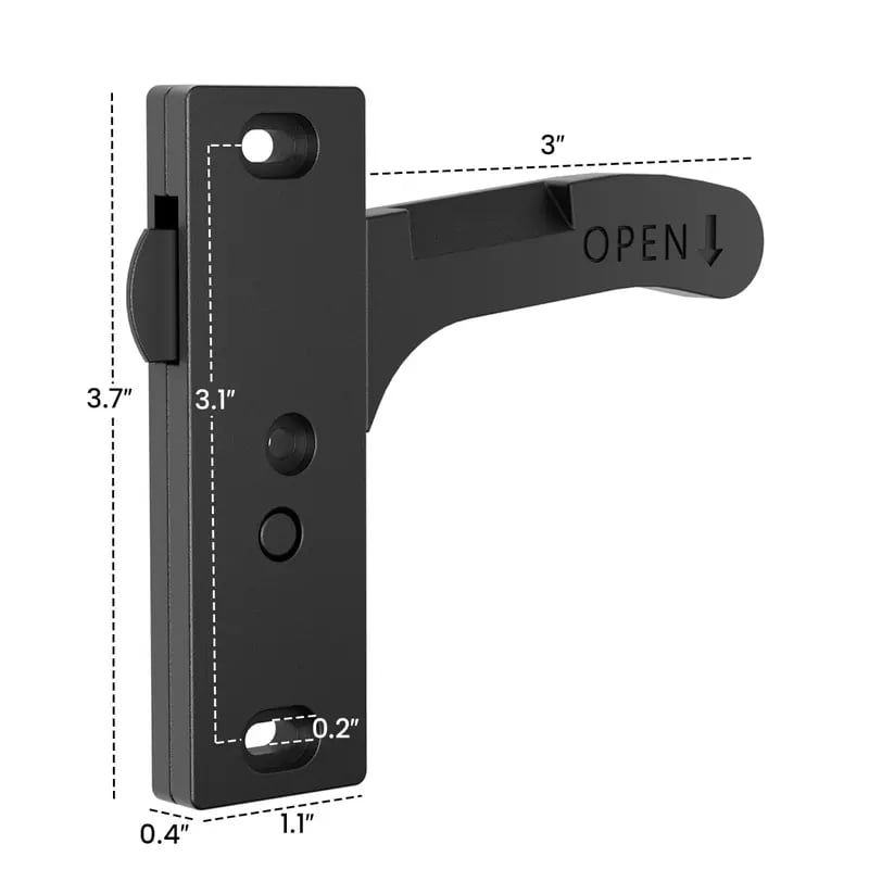 Aluminum RV Screen Door Latch Kit – Heavy Duty for Campers