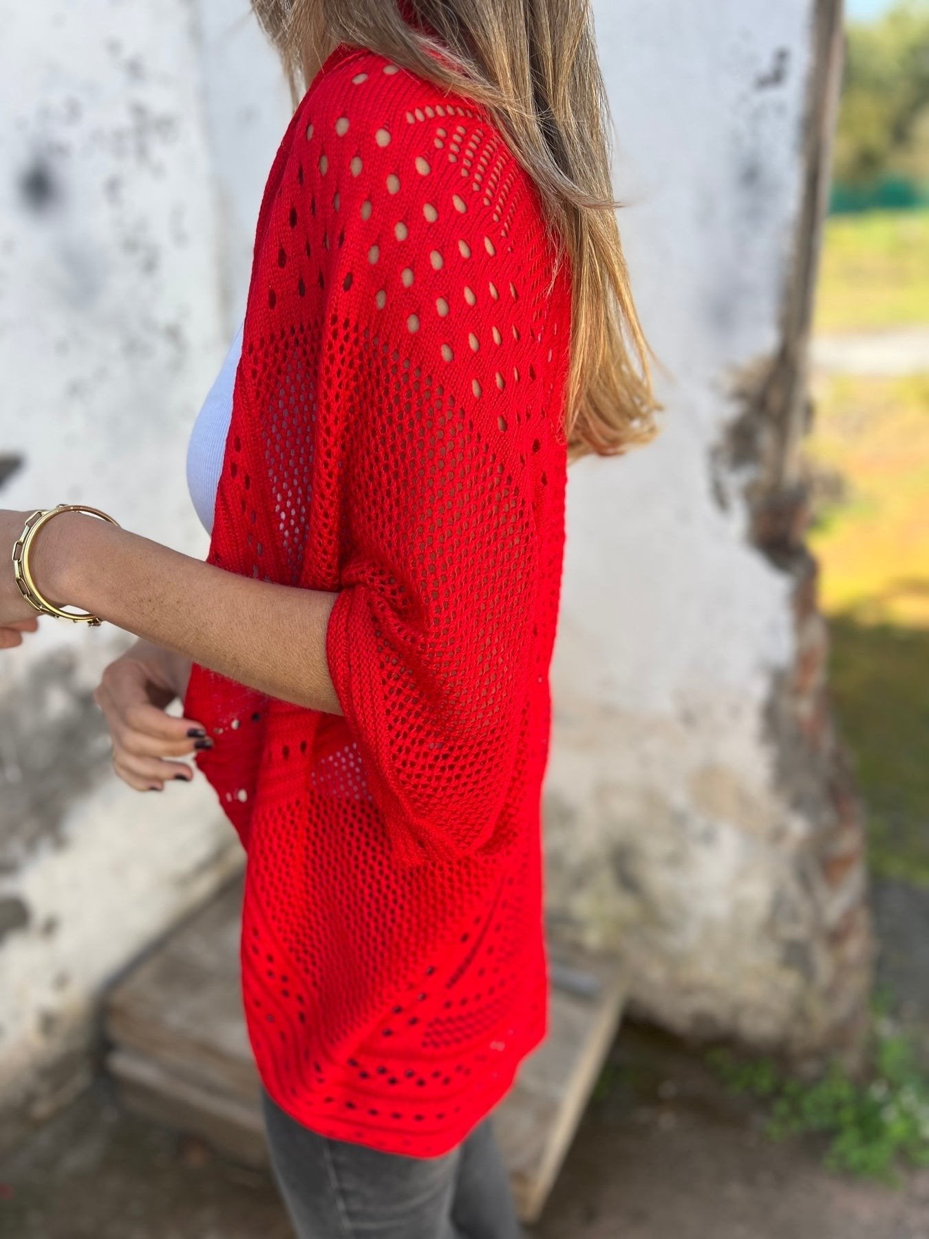 💕Hollow Half Sleeve Cardigan🔥
