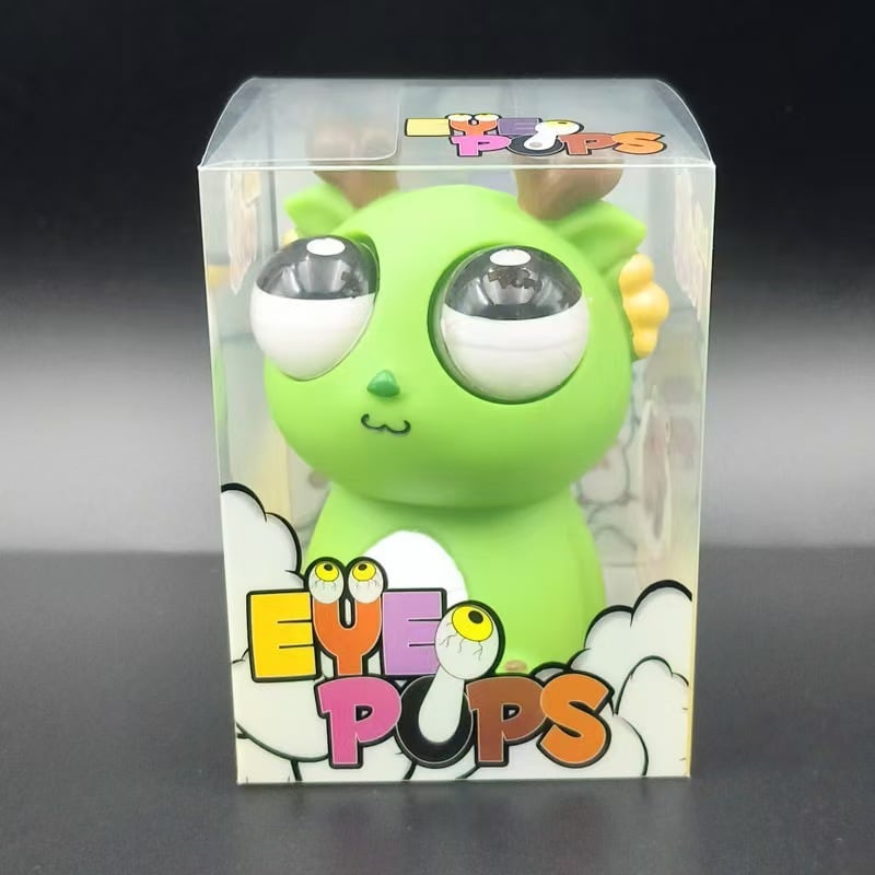 Pop-Out Eye Dragon Squeeze Toy - Stress Relief Sensory Squishy✨Funny Anti-Stress Ball