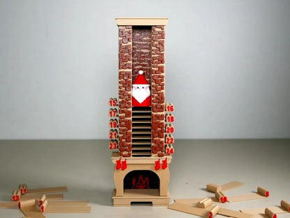 🎄Santa Chimney Advent Calendar – 24-Day Christmas Countdown🎁