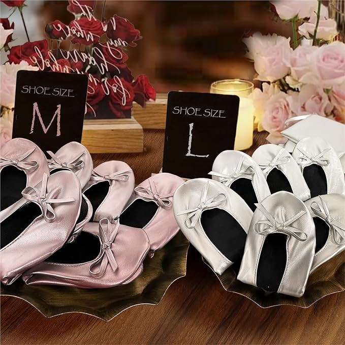 🎁2026 New Arrivals 50% OFF💥Women's Elegant Foldable Ballet Flats – Lightweight & portable – Perfect for travel, office or back-up comfort – stylish and practical ✨🌸